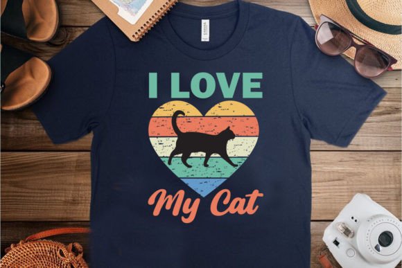 I Love My Cat T-Shirt